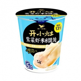 统一开小灶紫菜虾米味馄饨杯...
