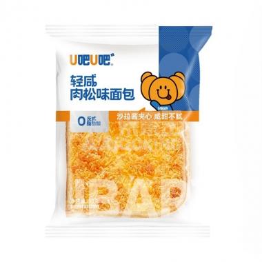 U吧U吧轻咸肉松味三明治面包90g90天/包