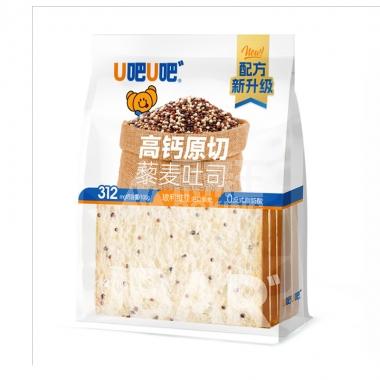 U吧U吧藜麦切片吐司面包120g90天/包