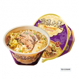 统一满汉大餐（御品老坛）酸菜牛肉面碗225g/碗