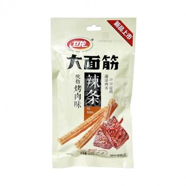 卫龙大面筋吮指烤肉味106g150天/包