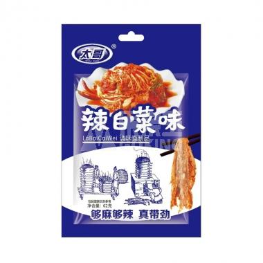 太哥辣白菜味调味面制品62g/包