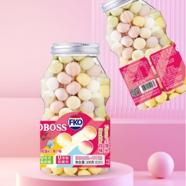 FKO双味小馒头草莓牛奶味...