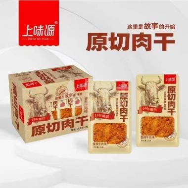 上味源原切肉干香辣牛肉味15g  /包