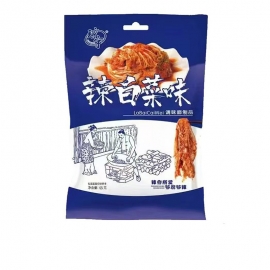 琼宇调味面制品辣白菜65g150天/包