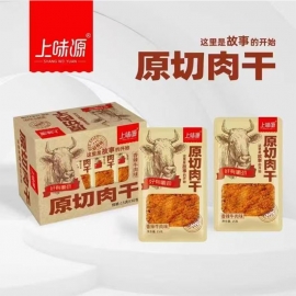 上味源原切肉干香辣牛肉味15g  /包