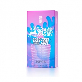 名流小鹿乱撞潮2080颗粒避孕套10只/盒