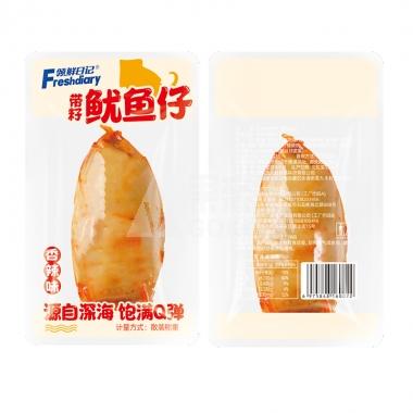 领鲜日记鱿鱼仔香辣味35g/个