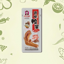 大晟土楼香脆香辣鸭爪31.8g/个
