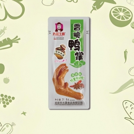大晟土楼香脆清香鸭爪31.8g/个
