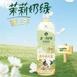 统一阿萨姆低糖茉莉奶绿1.5L/瓶
