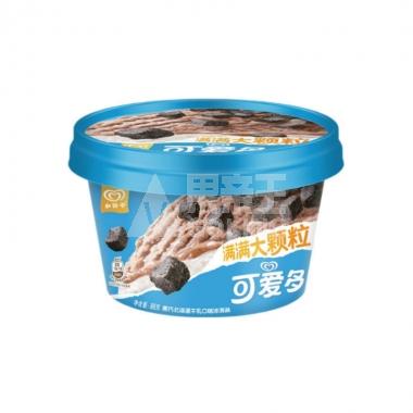 和路雪可爱多杯黑巧北海道牛乳口味冰淇淋88g