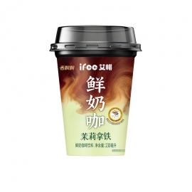 香飘飘艾咖茉莉拿铁鲜奶咖230ml/杯