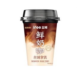 香飘飘艾咖丝绒拿铁鲜奶咖230ml/杯