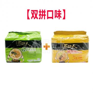 【双拼】统一汤达人酸酸辣辣+日式豚骨（五入）**/包