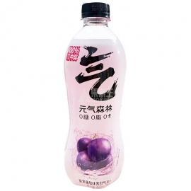 元气森林夏黑葡萄味苏打气泡水480ml/瓶