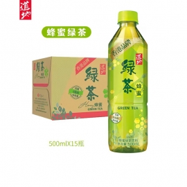 道地蜂蜜绿茶饮料500ml/瓶