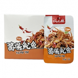 巧大娘酱爆鱿鱼（麻辣味）16g/包