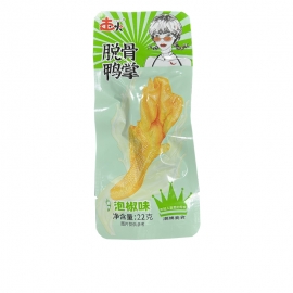 走火脱骨鸭爪（泡椒味）22g/包