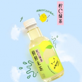 统一鲜鲜来茶柠C绿茶600ml/瓶