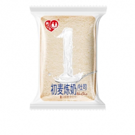 两口子初麦炼奶味吐司60g120天/包
