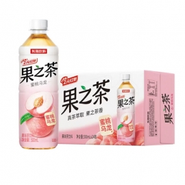 东鹏果之茶蜜桃乌龙饮料500ml/瓶