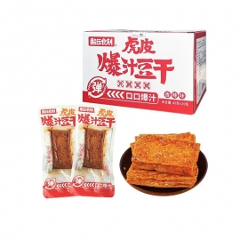 解压食刻虎皮瀑汁豆干（香辣味）40g/包