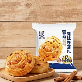 游世佳族葡萄肉桂卷面包85g90天/包