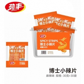 劲丰博士小辣片（麻辣味）30g/包