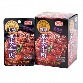 椒媳妇素大牛肉（黑鸭味）30g/包