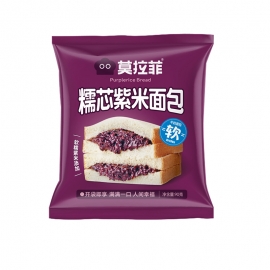 莫拉菲糯心紫米面包90g90天/包