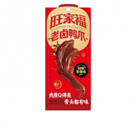 旺家福单支装老卤鸭爪香辣味28g/包