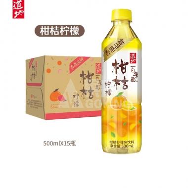 道地百果园柑桔柠檬味500ml/瓶