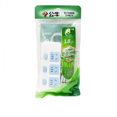 公牛新GN-314(BF) 1.8米(袋) U5002排插/袋