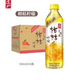 道地百果园柑桔柠檬味500ml/瓶