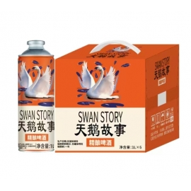 天鹅故事精酿啤酒1L/罐
