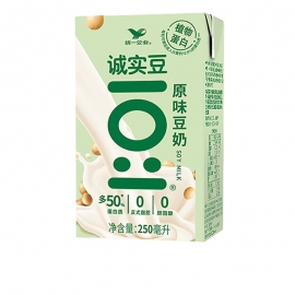 统一诚实原味豆奶250ml/盒