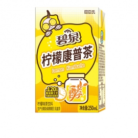 屈臣氏碧泉柠檬康普茶250ml/盒